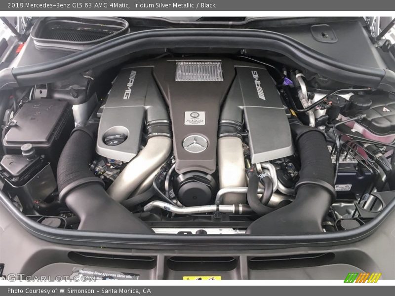  2018 GLS 63 AMG 4Matic Engine - 5.5 Liter AMG biturbo DOHC 32-Valve VVT V8