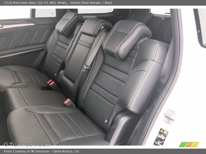 Rear Seat of 2018 GLS 63 AMG 4Matic