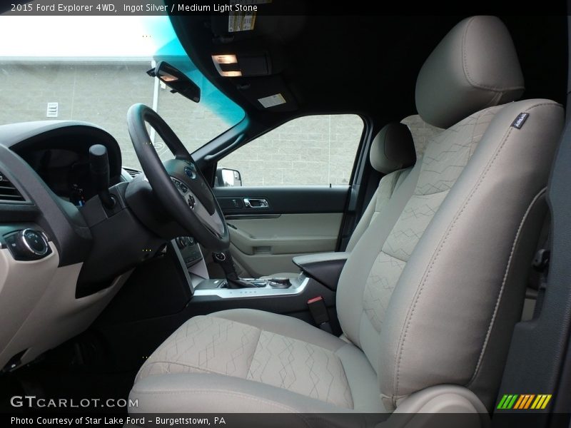 Ingot Silver / Medium Light Stone 2015 Ford Explorer 4WD