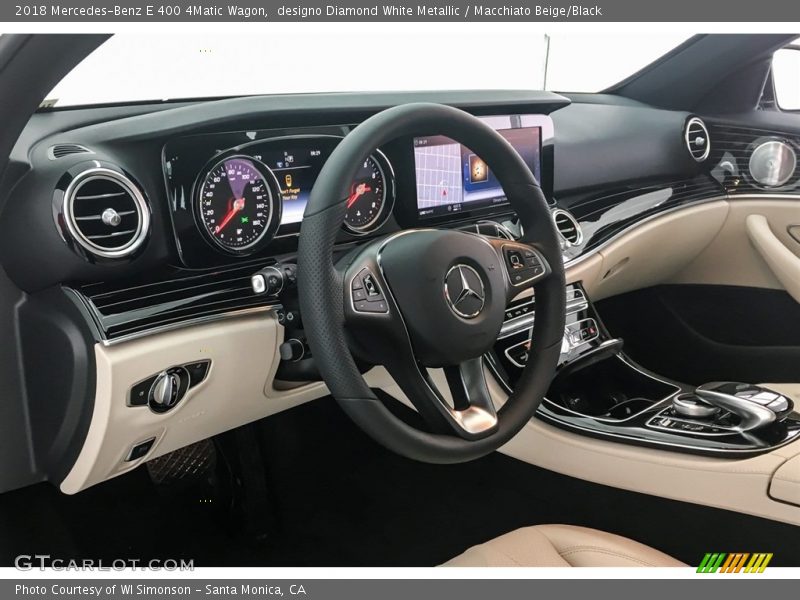 designo Diamond White Metallic / Macchiato Beige/Black 2018 Mercedes-Benz E 400 4Matic Wagon