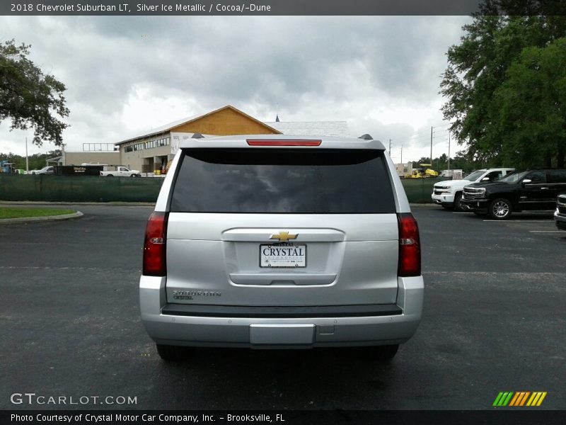 Silver Ice Metallic / Cocoa/­Dune 2018 Chevrolet Suburban LT