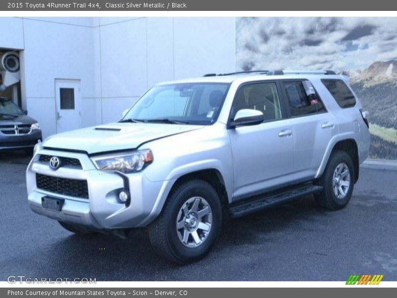 Classic Silver Metallic / Black 2015 Toyota 4Runner Trail 4x4