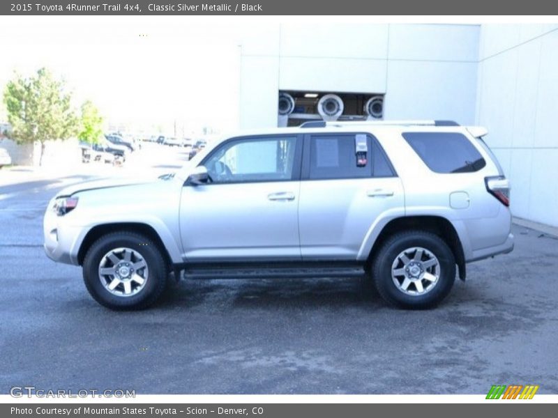 Classic Silver Metallic / Black 2015 Toyota 4Runner Trail 4x4