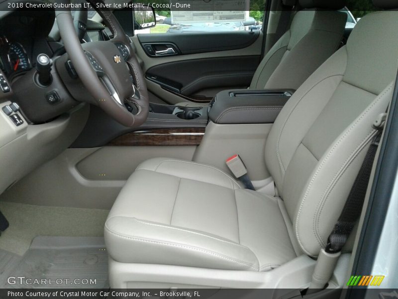 Silver Ice Metallic / Cocoa/­Dune 2018 Chevrolet Suburban LT