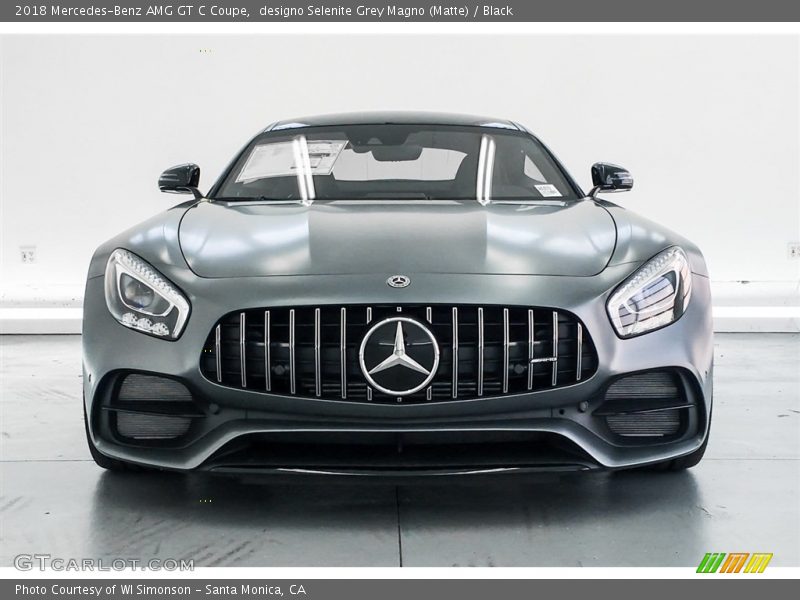 designo Selenite Grey Magno (Matte) / Black 2018 Mercedes-Benz AMG GT C Coupe