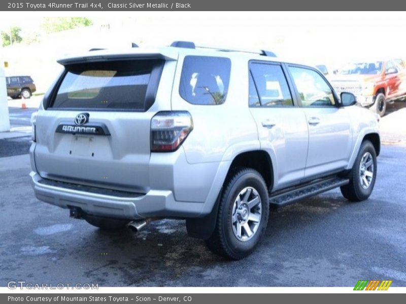 Classic Silver Metallic / Black 2015 Toyota 4Runner Trail 4x4