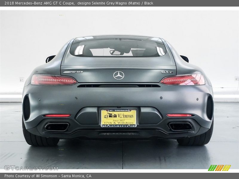 designo Selenite Grey Magno (Matte) / Black 2018 Mercedes-Benz AMG GT C Coupe