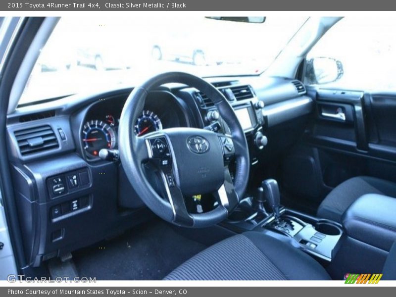Classic Silver Metallic / Black 2015 Toyota 4Runner Trail 4x4