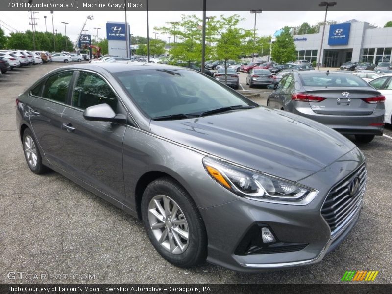 Machine Gray / Black 2018 Hyundai Sonata SE