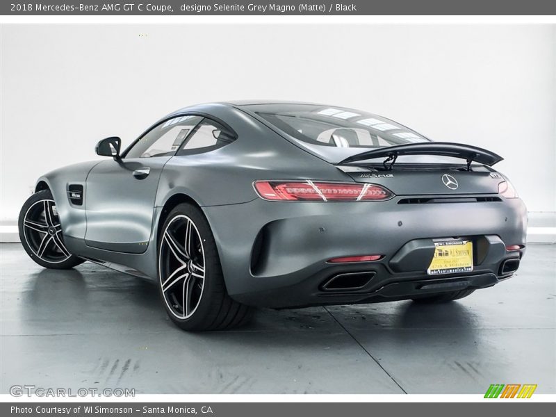 designo Selenite Grey Magno (Matte) / Black 2018 Mercedes-Benz AMG GT C Coupe