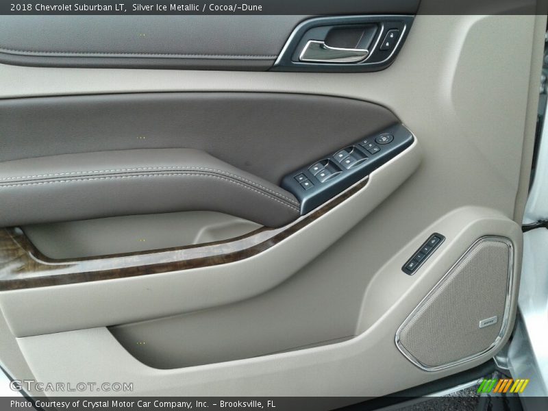 Silver Ice Metallic / Cocoa/­Dune 2018 Chevrolet Suburban LT