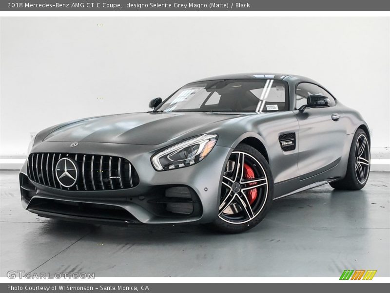 designo Selenite Grey Magno (Matte) / Black 2018 Mercedes-Benz AMG GT C Coupe