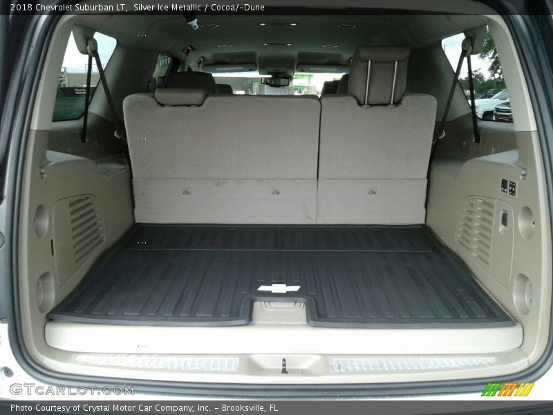 Silver Ice Metallic / Cocoa/­Dune 2018 Chevrolet Suburban LT