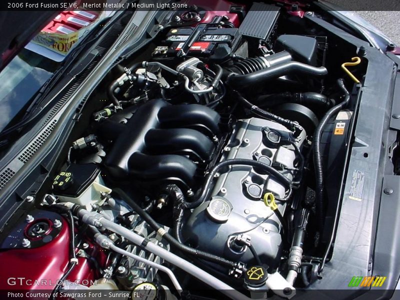 Merlot Metallic / Medium Light Stone 2006 Ford Fusion SE V6