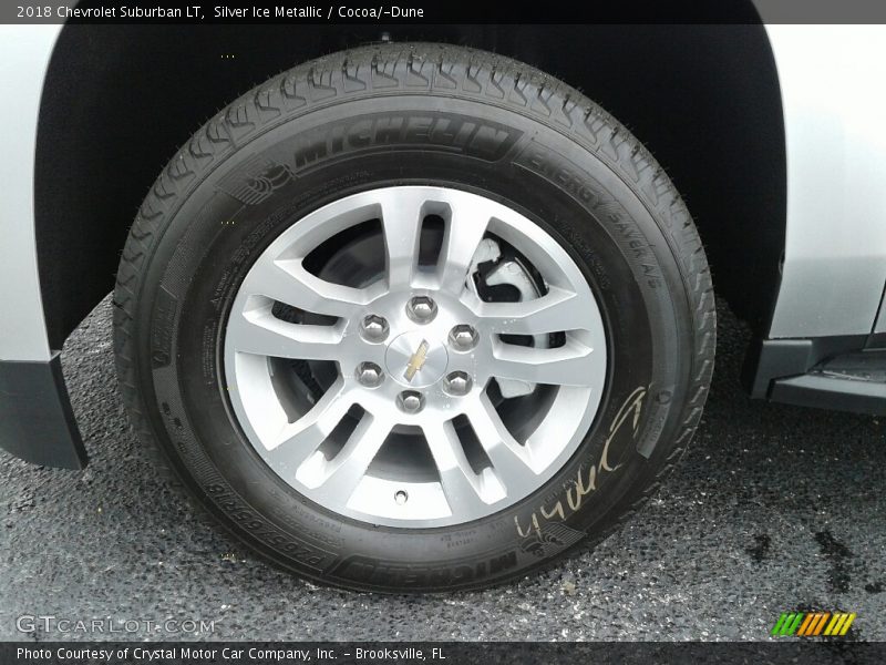 Silver Ice Metallic / Cocoa/­Dune 2018 Chevrolet Suburban LT