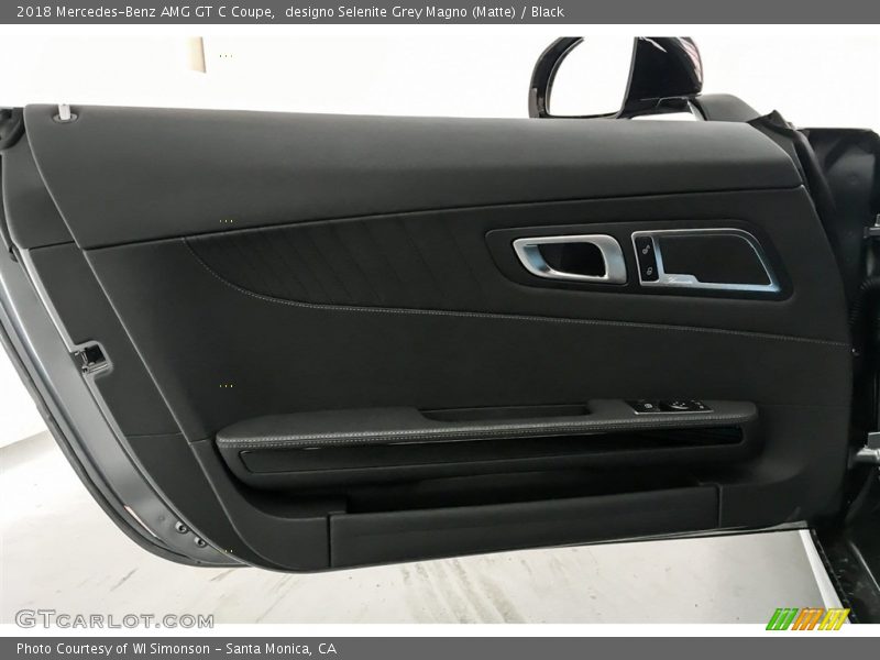 designo Selenite Grey Magno (Matte) / Black 2018 Mercedes-Benz AMG GT C Coupe