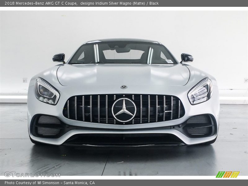 designo Iridium Silver Magno (Matte) / Black 2018 Mercedes-Benz AMG GT C Coupe