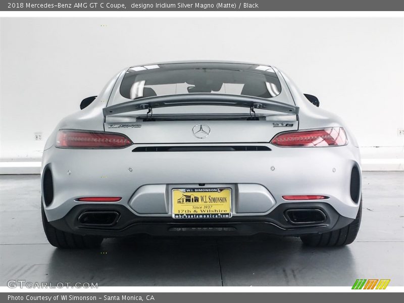 designo Iridium Silver Magno (Matte) / Black 2018 Mercedes-Benz AMG GT C Coupe