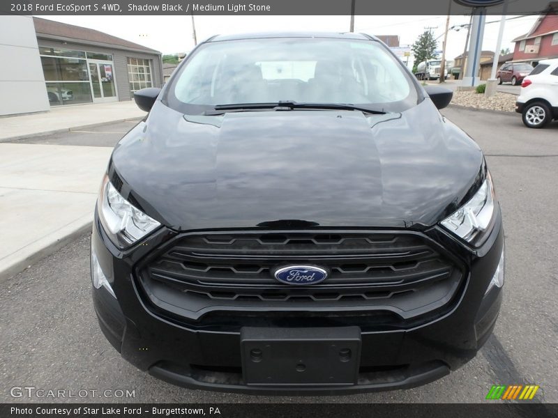 Shadow Black / Medium Light Stone 2018 Ford EcoSport S 4WD