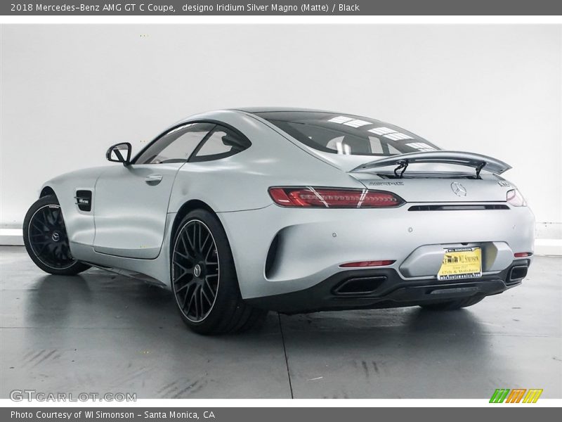 designo Iridium Silver Magno (Matte) / Black 2018 Mercedes-Benz AMG GT C Coupe