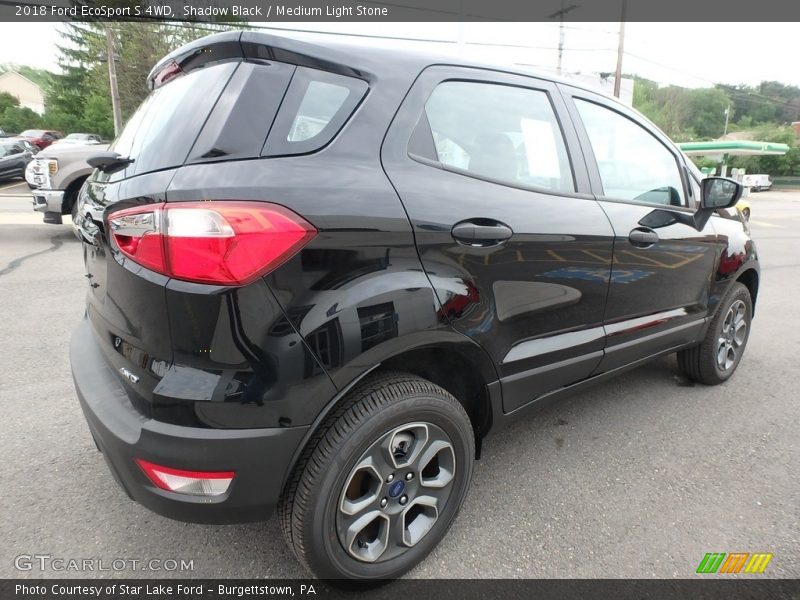 Shadow Black / Medium Light Stone 2018 Ford EcoSport S 4WD