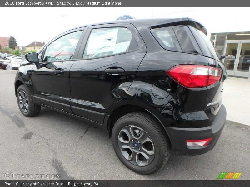 Shadow Black / Medium Light Stone 2018 Ford EcoSport S 4WD