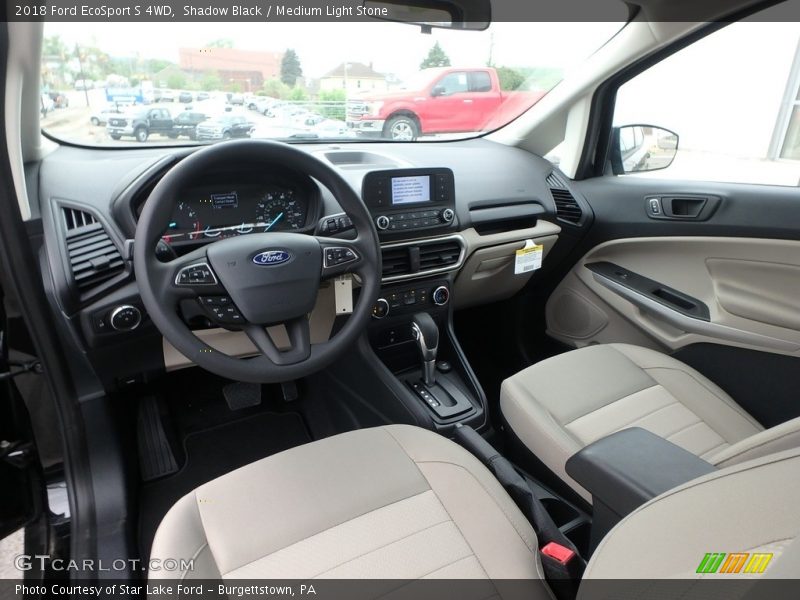 Shadow Black / Medium Light Stone 2018 Ford EcoSport S 4WD