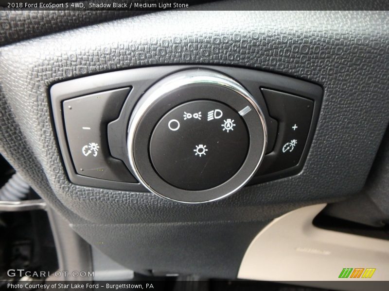 Shadow Black / Medium Light Stone 2018 Ford EcoSport S 4WD