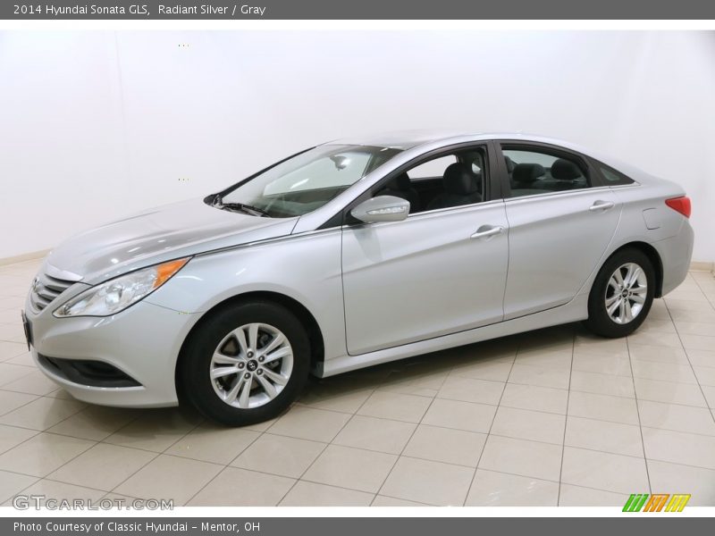 Radiant Silver / Gray 2014 Hyundai Sonata GLS