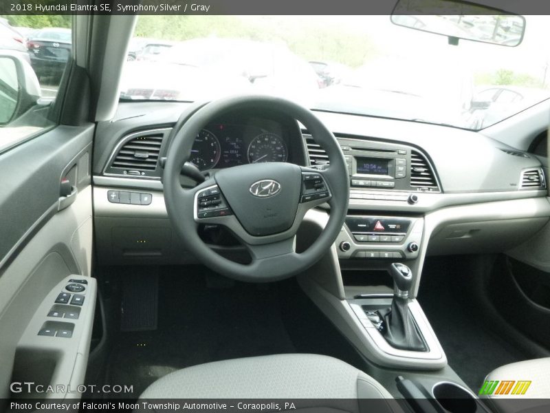 Symphony Silver / Gray 2018 Hyundai Elantra SE
