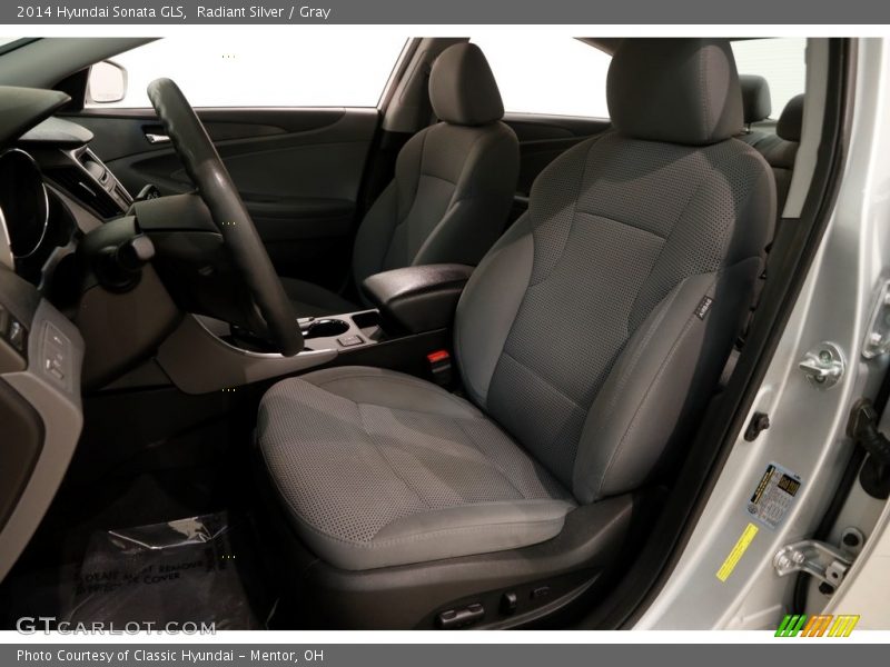 Radiant Silver / Gray 2014 Hyundai Sonata GLS