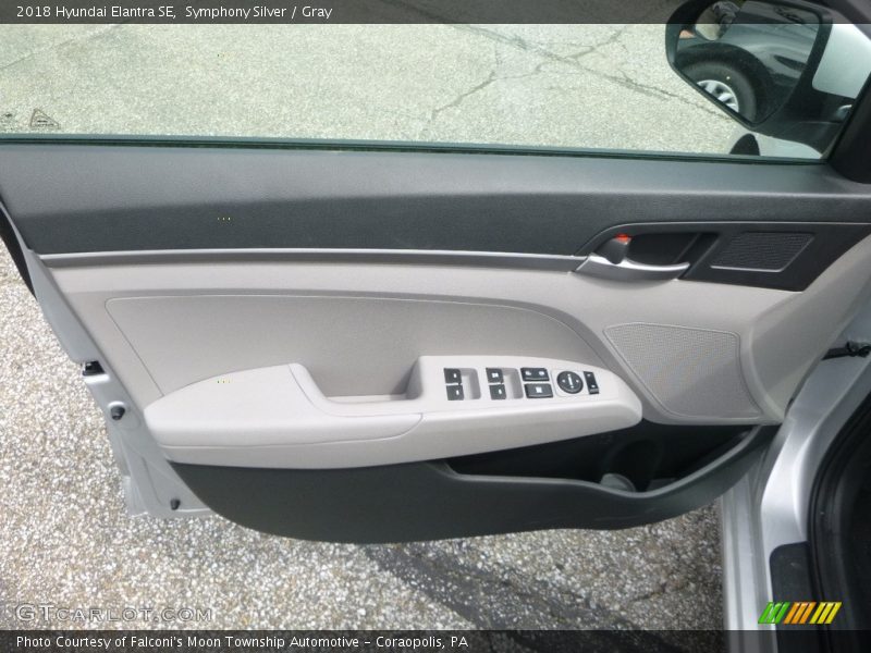Symphony Silver / Gray 2018 Hyundai Elantra SE