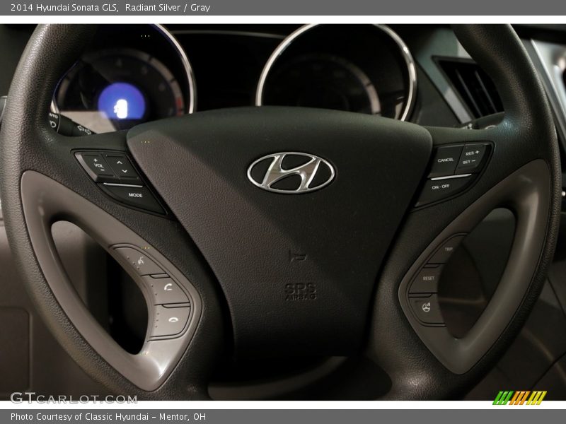 Radiant Silver / Gray 2014 Hyundai Sonata GLS