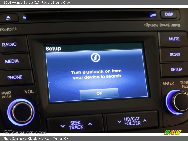 Radiant Silver / Gray 2014 Hyundai Sonata GLS