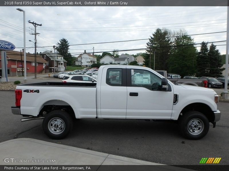 Oxford White / Earth Gray 2018 Ford F350 Super Duty XL SuperCab 4x4