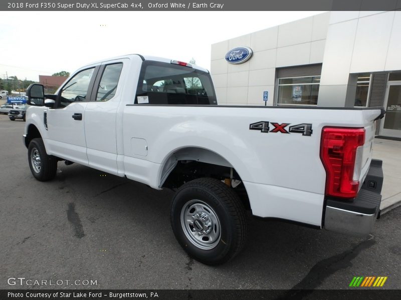 Oxford White / Earth Gray 2018 Ford F350 Super Duty XL SuperCab 4x4