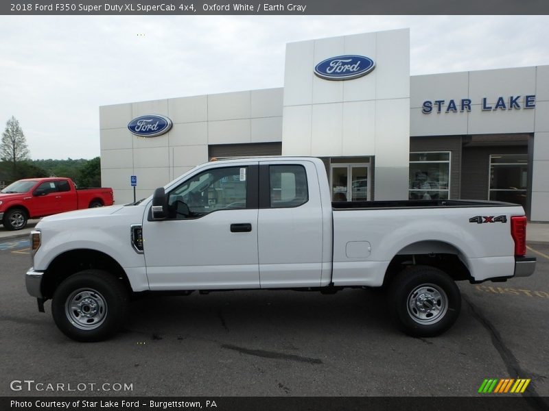 Oxford White / Earth Gray 2018 Ford F350 Super Duty XL SuperCab 4x4