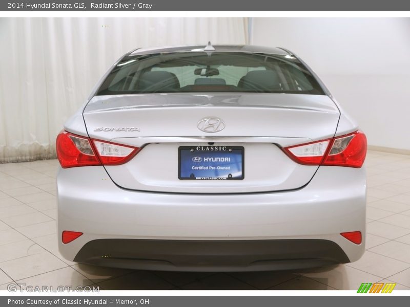 Radiant Silver / Gray 2014 Hyundai Sonata GLS