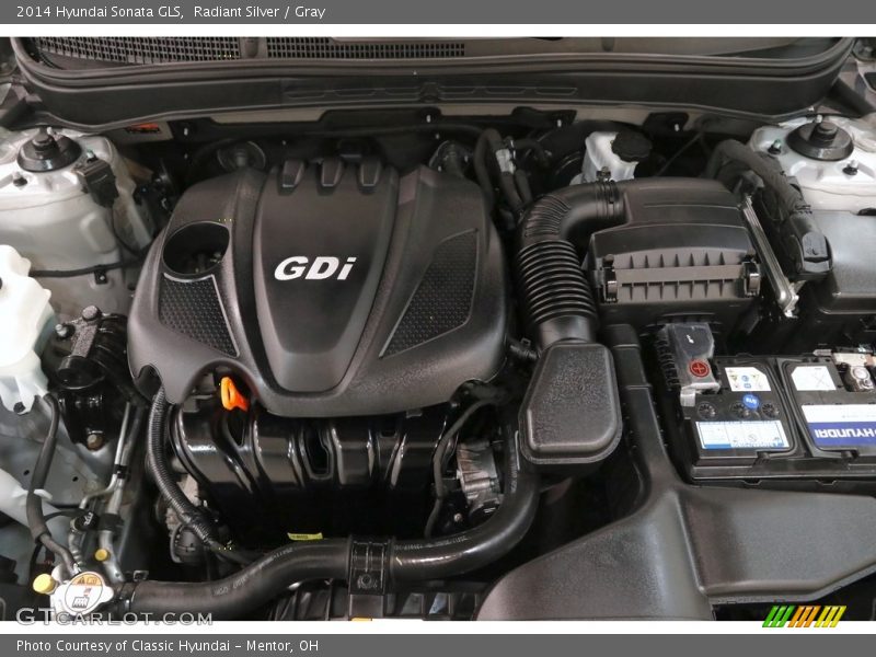 Radiant Silver / Gray 2014 Hyundai Sonata GLS
