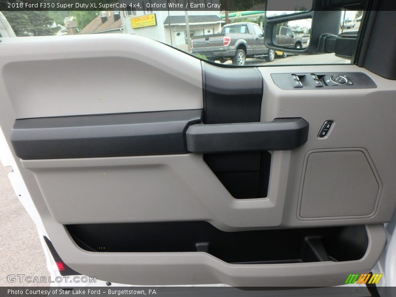 Oxford White / Earth Gray 2018 Ford F350 Super Duty XL SuperCab 4x4