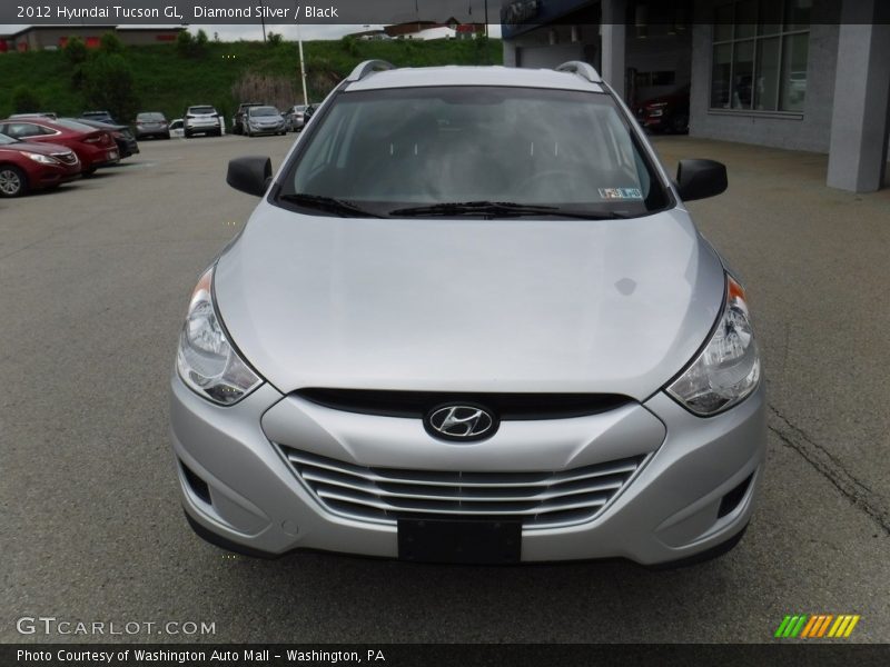 Diamond Silver / Black 2012 Hyundai Tucson GL