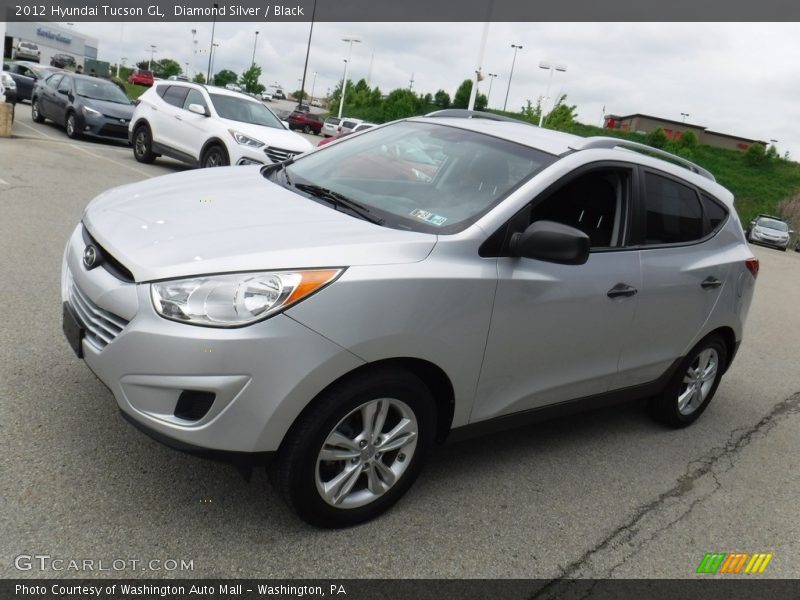 Diamond Silver / Black 2012 Hyundai Tucson GL