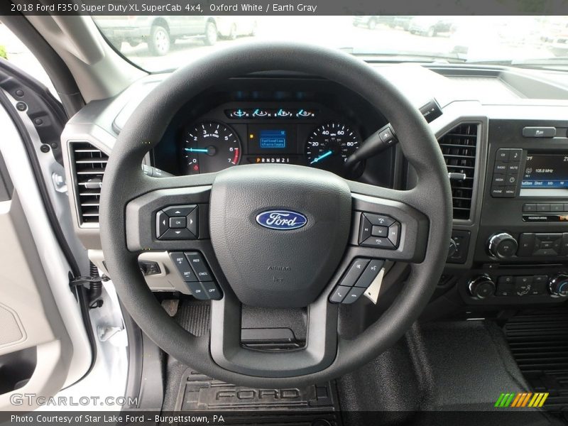 Oxford White / Earth Gray 2018 Ford F350 Super Duty XL SuperCab 4x4