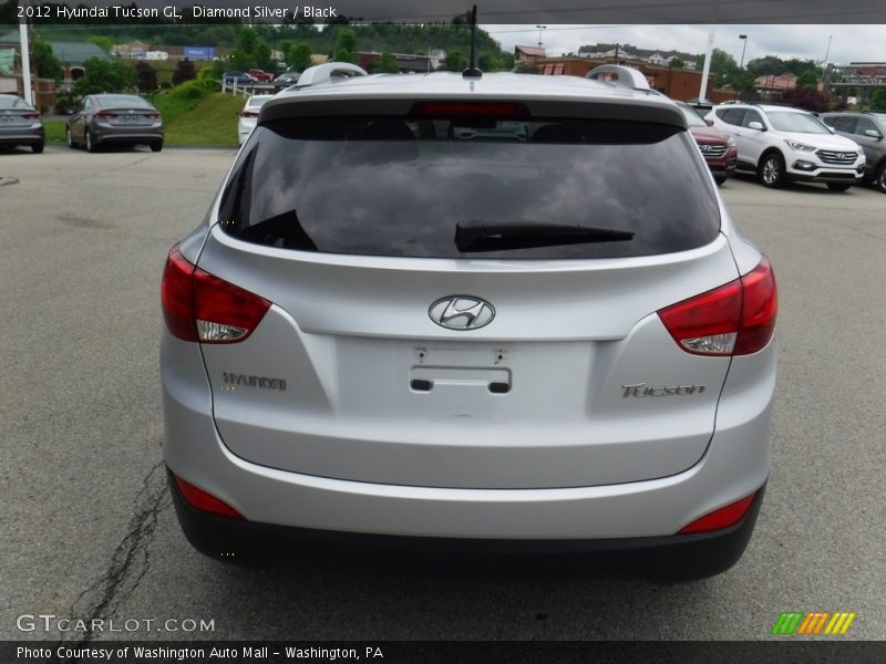 Diamond Silver / Black 2012 Hyundai Tucson GL