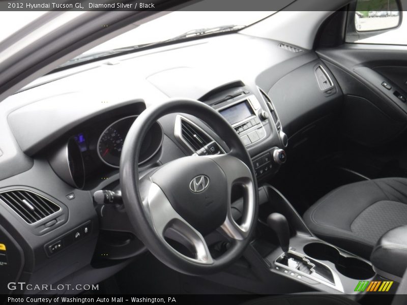 Diamond Silver / Black 2012 Hyundai Tucson GL
