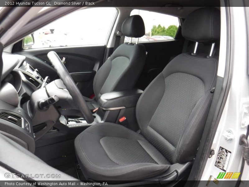 Diamond Silver / Black 2012 Hyundai Tucson GL