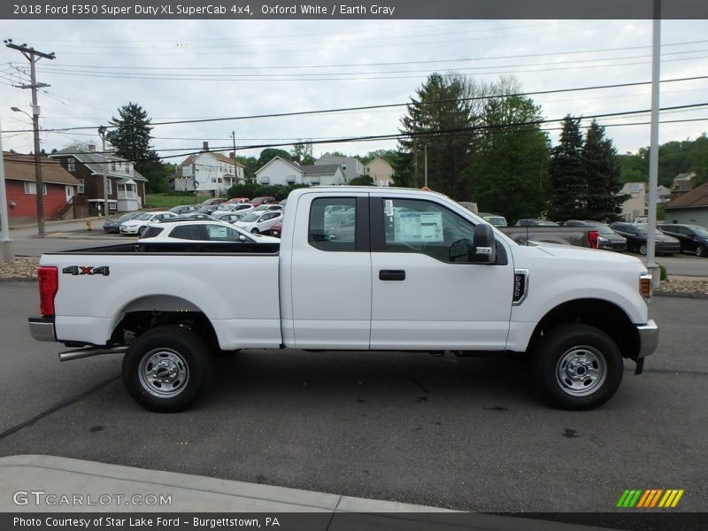 Oxford White / Earth Gray 2018 Ford F350 Super Duty XL SuperCab 4x4