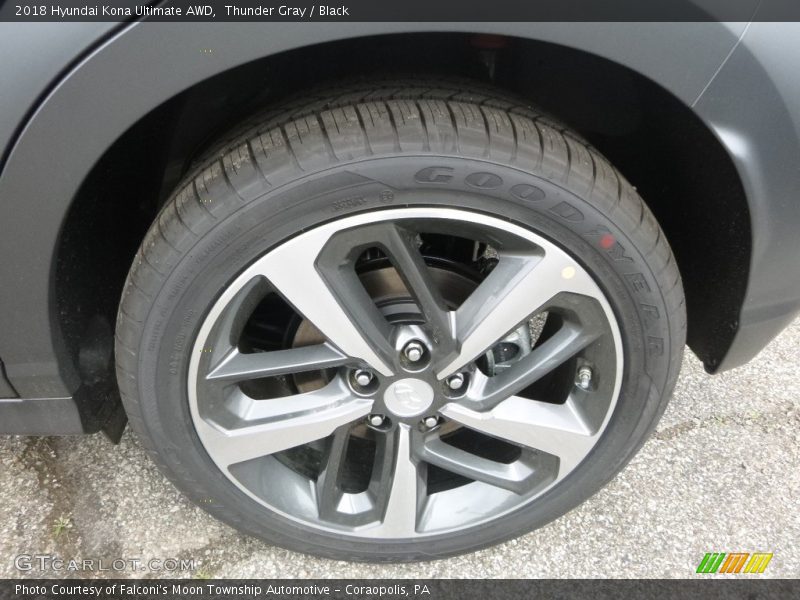 Thunder Gray / Black 2018 Hyundai Kona Ultimate AWD