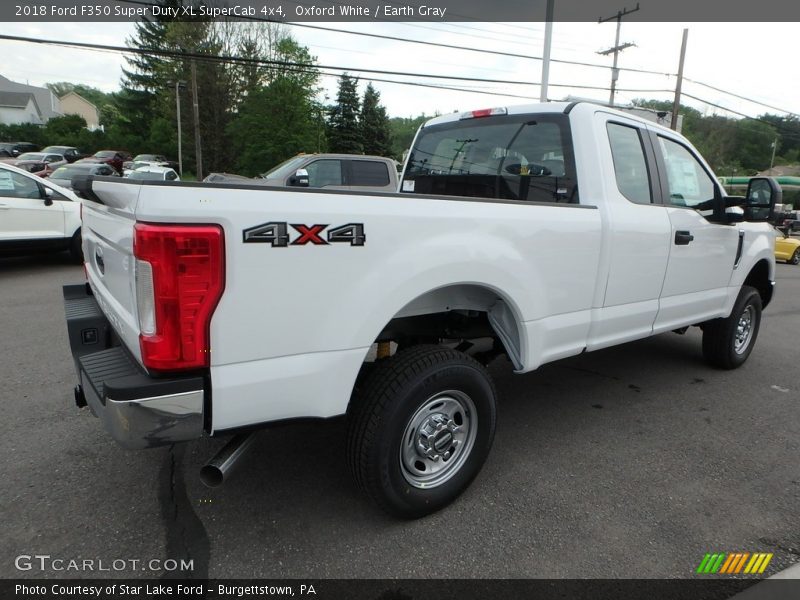 Oxford White / Earth Gray 2018 Ford F350 Super Duty XL SuperCab 4x4