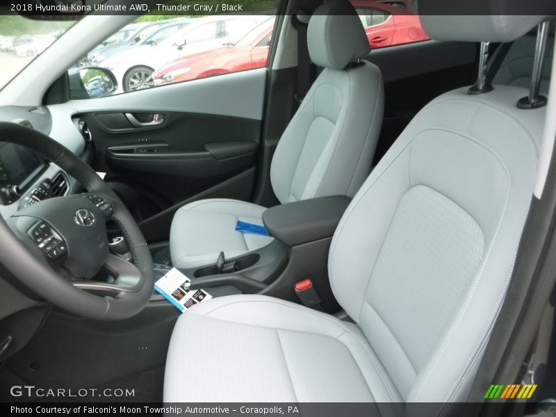 Thunder Gray / Black 2018 Hyundai Kona Ultimate AWD